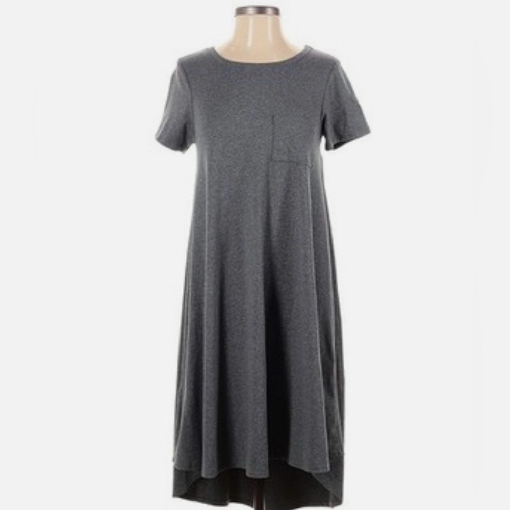 LulaRoe Carly Gray XL
